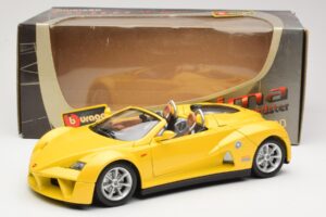 Giugiaro Prima Speedster Jaune Bburago 1:18 33334013 Métal Moulé — image 8 sur 8