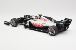 Haas VF-20 #50 M. Schumacher FP1 Abu Dhabi GP 2020 Minichamps 1:18 110201750 Métal Moulé — image 5 sur 6