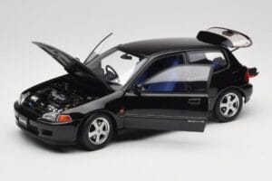 Honda Civic SiR II EG6 VTEC Noir LCD 1:18 LCD18018-BL Métal Moulé — image 2 sur 9