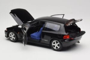 Honda Civic SiR II EG6 VTEC Noir LCD 1:18 LCD18018-BL Métal Moulé — image 5 sur 9