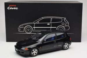 Honda Civic SiR II EG6 VTEC Noir LCD 1:18 LCD18018-BL Métal Moulé — image 9 sur 9