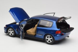 Honda Civic SiR II EG6 VTEC Bleu LCD 1:18 LCD18018-BU Métal Moulé — image 5 sur 9