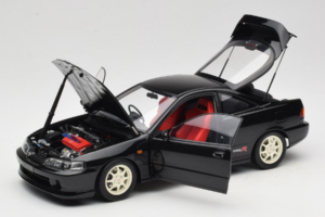Honda Integra Type R DC2 Pre-Facelift Flamenco Black Pearl MotorHelix 1:18 M85203 Métal Moulé — image 2 sur 8