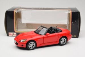 Honda S2000 AP1 Rouge Maisto 1:18 50350 Métal Moulé — image 8 sur 8
