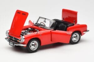 Honda S800 Roadster Rouge AUTOart 1:18 73276 Métal Moulé — image 2 sur 8