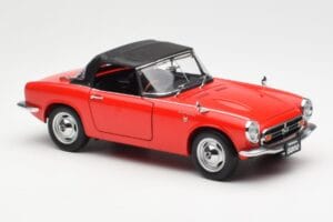 Honda S800 Roadster Rouge AUTOart 1:18 73276 Métal Moulé — image 6 sur 8