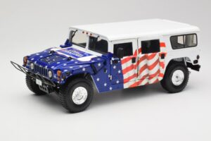 Hummer H1 AM General Gore-Lieberman Humvee America Exoto 1:18 1807 Métal Moulé