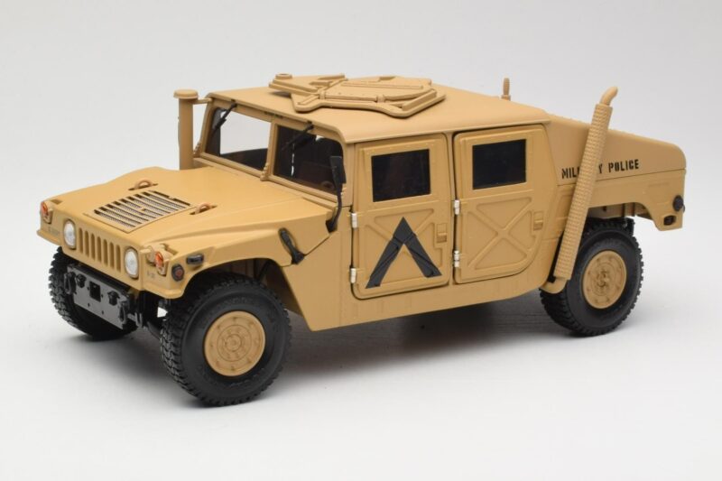 Hummer H1 AM General Military Police Exoto 1:18 01801 Métal Moulé