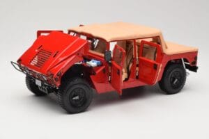 Hummer H1 Soft Top Rouge Exoto 1:18 01805 Métal Moulé — image 2 sur 8