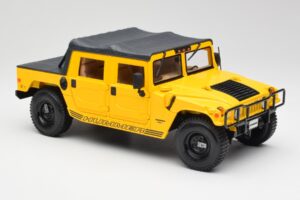 Hummer H1 Soft Top Jaune Maisto 1:18 56041 Métal Moulé — image 6 sur 8