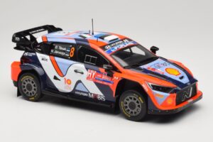 Hyundai i20 N Rally1 #8 Hyundai Shell Mobis WRT O. Tanak / M. Jarveoja Rally Chile 2024 IXO 1:18 18RMC223 Métal Moulé — image 4 sur 6