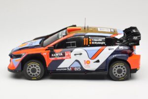 Hyundai i20 N Rally1 WRC Hybrid #11 T. Neuville / M. Wydaeghe Safari Rally Kenya 2024 IXO 1:18 18RMC208 Métal Moulé — image 3 sur 6