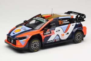 Hyundai i20 N Rally1 WRC Hybrid #11 T. Neuville / M. Wydaeghe Safari Rally Kenya 2024 IXO 1:18 18RMC208 Métal Moulé