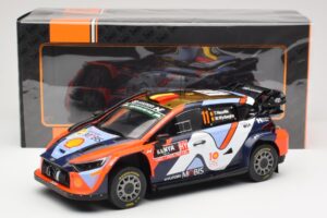 Hyundai i20 N Rally1 WRC Hybrid #11 T. Neuville / M. Wydaeghe Safari Rally Kenya 2024 IXO 1:18 18RMC208 Métal Moulé — image 6 sur 6