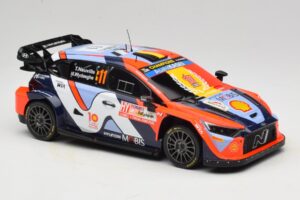 Hyundai i20 N Rally1 #11 T. Neuville / M. Wydaeghe Rally Japan WRC World Champion 2024 IXO 1:18 18RMC228 Métal Moulé — image 4 sur 6
