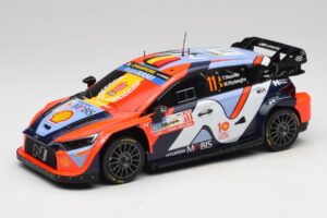 Hyundai i20 N Rally1 #11 T. Neuville / M. Wydaeghe Rally Japan WRC World Champion 2024 IXO 1:18 18RMC228 Métal Moulé