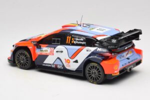 Hyundai i20 N Rally1 #11 T. Neuville / M. Wydaeghe Rally Japan WRC World Champion 2024 IXO 1:18 18RMC228 Métal Moulé — image 5 sur 6