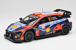Hyundai i20 N Rally1 WRC #11 T. Neuville / M. Wydaeghe Central European Rally Winner 2023 IXO 1:18 18RMC193 Métal Moulé