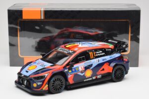 Hyundai i20 N Rally1 WRC #11 T. Neuville / M. Wydaeghe Central European Rally Winner 2023 IXO 1:18 18RMC193 Métal Moulé — image 6 sur 6