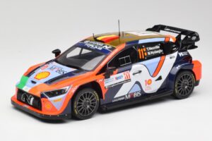 Hyundai i20 N Rally1 #11 T. Neuville / M. Wydaeghe Rally Croatia 2024 IXO 1:18 18RMC203 Métal Moulé