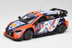 Hyundai i20 N Rally1 #11 T. Neuville / M. Wydaeghe Rally Sweden 2024 IXO 1:18 18RMC201 Métal Moulé