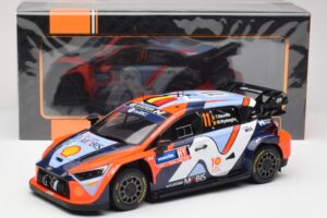 Hyundai i20 N Rally1 #11 T. Neuville / M. Wydaeghe Rally Sweden 2024 IXO 1:18 18RMC201 Métal Moulé — image 6 sur 6