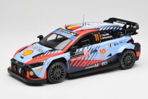 Hyundai i20 N Rally1 WRC #11 T. Neuville / M. Wydaeghe Rally Monte Carlo Winner 2024 IXO 1:18 18RMC194 Métal Moulé
