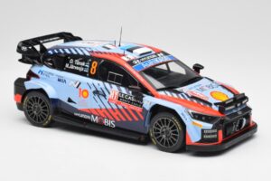 Hyundai i20 N Rally1 WRC #8 O. Tänak / M. Järveoja Rally Monte Carlo Night Version 2024 IXO 1:18 18RMC195 Métal Moulé — image 4 sur 6