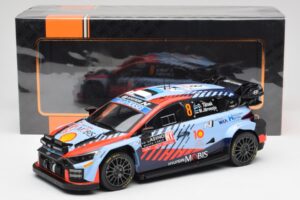 Hyundai i20 N Rally1 WRC #8 O. Tänak / M. Järveoja Rally Monte Carlo Night Version 2024 IXO 1:18 18RMC195 Métal Moulé — image 6 sur 6