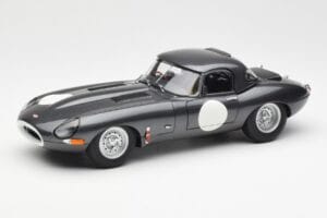 Jaguar E-Type Series 1 Coupe Lightweight Gris Foncé AUTOart 1:18 73647 Métal Moulé