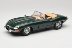 Jaguar E-Type Series 1 Roadster Vert Bburago 1:18 3018-M5 Métal Moulé