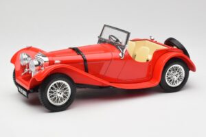 Jaguar SS 100 Rouge Bburago 1:18 3006-M1 Métal Moulé