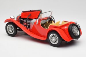 Jaguar SS 100 Rouge Bburago 1:18 3006-M1 Métal Moulé — image 5 sur 8