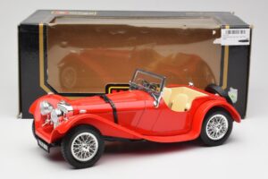 Jaguar SS 100 Rouge Bburago 1:18 3006-M1 Métal Moulé — image 8 sur 8