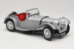 Jaguar SS100 Argent Bburago 1:18 3006-M2 Métal Moulé — image 4 sur 6