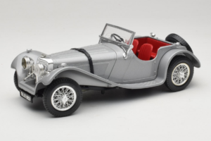 Jaguar SS100 Argent Bburago 1:18 3006-M2 Métal Moulé