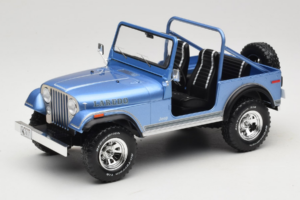 Jeep CJ-7 Laredo Bleu MCG 1:18 MCG18553 Métal Moulé