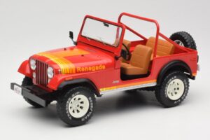 Jeep CJ-7 Renegade Rouge MCG 1:18 MCG18110 Métal Moulé