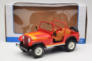 Jeep CJ-7 Renegade Rouge MCG 1:18 MCG18110 Métal Moulé — image 6 sur 6