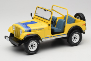 Jeep CJ-7 Renegade Jaune MCG 1:18 MCG18552 Métal Moulé