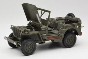 Jeep Willys Vert Militaire Gate 1:18 1061 Métal Moulé — image 2 sur 8
