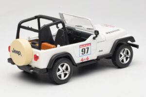 Jeep Wrangler Rallye #97 Beige Solido 1:18 9012 Métal Moulé — image 2 sur 6