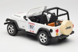Jeep Wrangler Rallye #97 Beige Solido 1:18 9012 Métal Moulé — image 5 sur 6