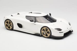 Koenigsegg CC850 Crystal White GT Spirit 1:18 GT903 Résine — image 4 sur 6