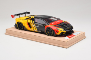 Lamborghini Aventador Liberty Walk Infinite Noir Jaune Timothy & Pierre 1:18 REMC035 Métal Moulé — image 4 sur 7