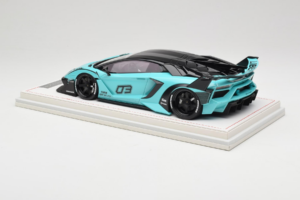 Lamborghini Aventador Liberty Walk LB-Silhouette WORKS GT Evo Vert Menthe IVY 1:18 REMC001 Résine — image 5 sur 7