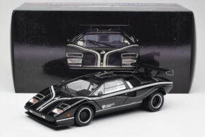 Lamborghini Countach LP500S Noir Kyosho 1:18 08326K Métal Moulé — image 8 sur 8