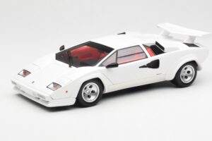 Lamborghini Countach LP500S Blanc Kyosho 1:18 08320E Métal Moulé