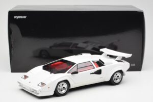 Lamborghini Countach LP500S Blanc Kyosho 1:18 08320E Métal Moulé — image 8 sur 8