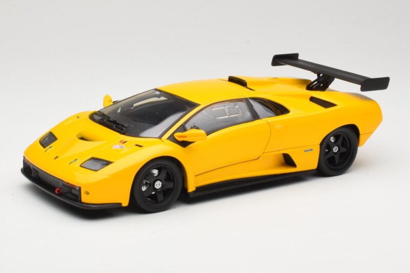 Lamborghini Diablo GTR Jaune Hot Wheels 1:18 53885 Métal Moulé